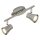 Strahler Briloner Four LED Deckenlampe 2-flammig Spot Schwenkbar Strahler Matt-Nickel