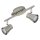 Strahler Briloner Four LED Deckenlampe 2-flammig Spot Schwenkbar Strahler Matt-Nickel