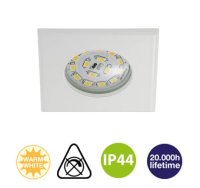 B-Kartonage Briloner  Attach LED 5W wei&szlig; Kunststoff Deckenlampe
