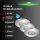 LED Einbauleuchten Downlight Attach, Chrom, Bohrloch 6,8 cm, 3x4W, 3000K, Ø 8,5 cm – Briloner