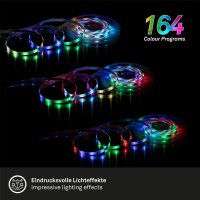 LED-Stripe LED Superline, mit Farbwechsler, 500 cm, 24 Watt – Briloner Prisma