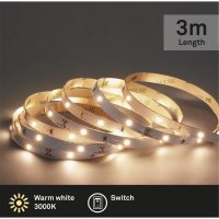 LED Stripe selbstklebend warmweiß 3 Meter kürzbar