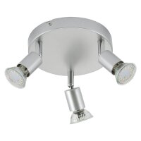 Briloner  Picco LED Deckenlampe 3-flammig Spot Schwenkbar...