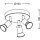 Briloner  Picco LED Deckenlampe 3-flammig Spot Schwenkbar Rund Strahler Titanfarbig