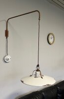 LED Wandleuchte Vintage, Weiß, schwenkbar, 90 x 40 cm – Ferroluce