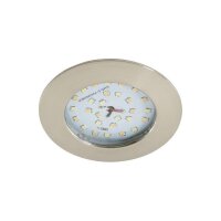 LED Einbauleuchte Attach, Nickelmatt, Bohrloch 8,5 cm, 10...