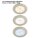 LED Einbauleuchte Downlight Attach, Nickelmatt, Bohrloch 8,5 cm, 10 Watt, 2700K – Briloner