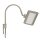 LED Spiegelleuchte Uno, Nickelmatt, 5 Watt, 4000K, 20 x 19 cm – Briloner
