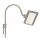 LED Spiegelleuchte Uno, Nickelmatt, 5 Watt, 4000K, 20 x 19 cm – Briloner