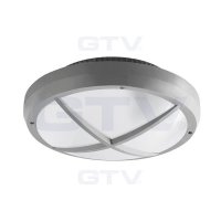 Außenleuchte GTV grau Wandleuchte Gartenlampe E27 IP65
