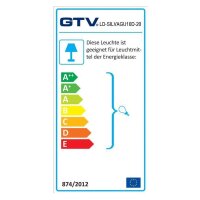 GTV Silva Außenwandleuchte Anthrazit Up & Down GU10 IP54