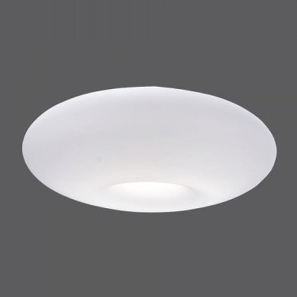 Smarte Deckenleuchte Q-Elina, Chrom, Milchglas, 12 Watt, Glas, dimmbar, RGB – Paul Neuhaus