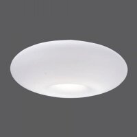 Smarte Deckenleuchte Q-Elina, Chrom, Milchglas, 12 Watt,...