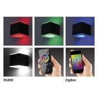 Paul Neuhaus Q-Amin LED Außenleuchte 9720-13 – Wegeleuchte, schwenkbarer Kopf, RGBW, IP44, Smart Home, ZigBee, Alexa, Anthrazit, 103 cm