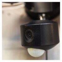 Lutec Draco LED Außenwandleuchte mit Kamera 20W Bewegungsmelder WiFi Schwarz
