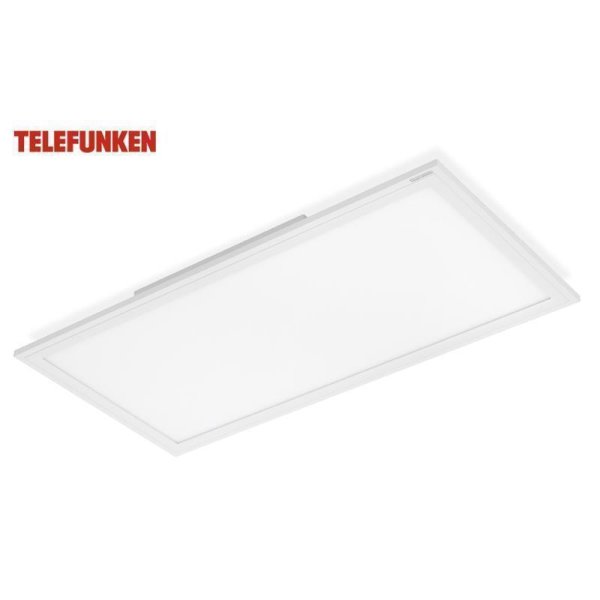 Telefunken  LED Panel Deckenlampe 59,5 x 29,5 cm dimmbar f&uuml;r Schalter