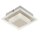 LED Deckenleuchte Metallo, Aluminium, Chrom, 5 Watt, 3000K, IP20, 12 x 12 cm – Briloner