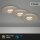 LED Einbaulampen ATTACH, matt-nickel, Bohrloch 3,5x3,0 cm (DxH), 3x1,8W, Warmweiß – Briloner