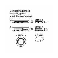 Einbauleuchte Briloner LED Attach weiß Einbaustrahler rund