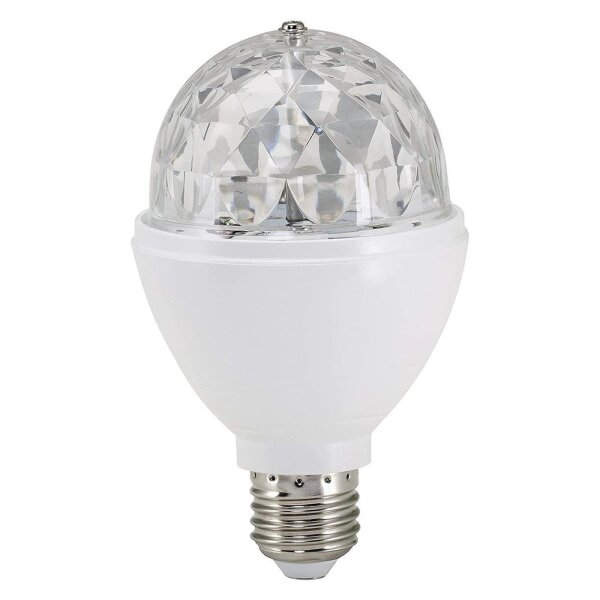 Briloner  E27 3 Watt Disco Light LED Weiß Bunte Lichteffekte