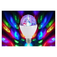 Briloner  E27 3 Watt Disco Light LED Weiß Bunte Lichteffekte