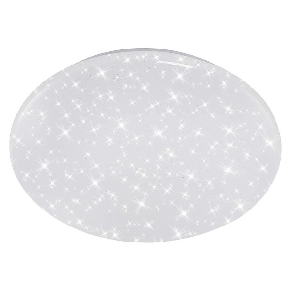 LED Deckenlampe Sternenhimmel, Weiß / Sternen-Dekor, 12 Watt, 4000K – Briloner