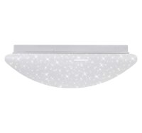 LED Deckenlampe Sternenhimmel, Weiß / Sternen-Dekor, 12 Watt, 4000K – Briloner
