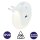 Nachtlicht Night Light, Weiß, 0,8 Watt, mit Dämmerungssensor, Ø 9 cm – Briloner