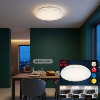 LED Deckenlampe Star, Weiß, 48 Watt, 3000 –...