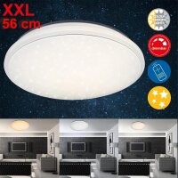 LED Deckenlampe Star, Weiß, 48 Watt, 3000 – 6000K, dimmbar, mit Fernbedienung – Briloner