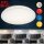 LED Deckenlampe Star, Weiß, 48 Watt, 3000 – 6000K, dimmbar, mit Fernbedienung – Briloner