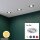 Briloner  LED 3er Set Einbauspots dimmbar Aluminium