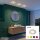 Einbauleuchten Briloner Attach LED Einbauleuchten-Set 3-flammig Aluminium, IP44, dimmbar