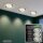 LED Einbauleuchten Prisma, Nickelmatt, Bohrloch 6,8 cm, 3x5W, dimmbar, schwenkbar – Briloner
