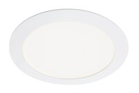 LED Einbauleuchte Flat In, Weiß, Bohrloch 20,5 cm,...