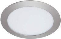 LED Einbauleuchte Flat In, Matt-Nickel, Bohrloch 20,5 cm,...