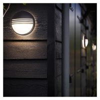 Außenleuchte Philips Yarrow LED Schwarz Wandleuchte Gartenlampe