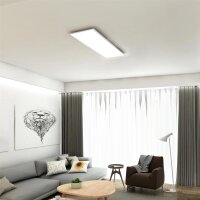 LED Deckenleuchte Panel Piatto, Weiß, 23 Watt, 3000 – 6500K, dimmbar – Briloner