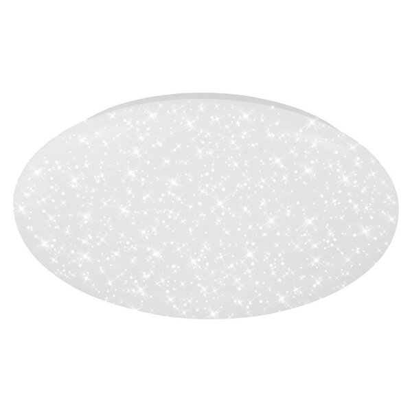 LED Deckenleuchte Vipe, Weiß, 18 Watt, Sternenhimmel-Effekt, Ø 38,9 cm – Briloner