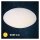 LED Deckenleuchte Vipe, Weiß, 18 Watt, Sternenhimmel-Effekt, Ø 38,9 cm – Briloner