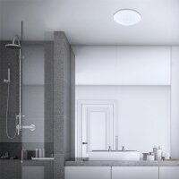 LED Deckenleuchte Elipso, Weiß / Kristalloptik, 15 Watt, Sternenhimmel-Effekt – Briloner