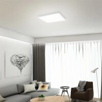 LED Deckenleuchte Panel Piatto, Weiß, 24 Watt, 3000 – 6500K, mit Fernbedienung – Briloner