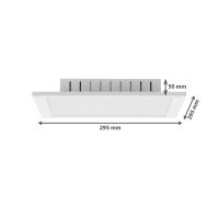Briloner  Colour Panel LED RGB-Farben & CCT Fernbedienung