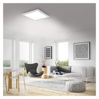 LED Deckenleuchte Panel Piatto, Weiß, 24 Watt, 4000K, 45 x 45 x 4,9 cm – Briloner