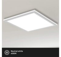 LED Deckenleuchte Piatto, Weiß, 24 Watt, 45 x 45 x...