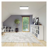 LED Deckenleuchte Piatto, Weiß, 24 Watt, 45 x 45 x 4,9 cm – Briloner