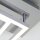 LED Deckenleuchte Frame, Chrom / Alu, 16 Watt, 3000K, 47 x 22,6 x 7,3 cm – Briloner