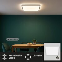 Briloner Slim LED Panel 29,3x29,3cm Weiß mit...