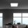 Briloner Slim LED Panel 29,3x29,3cm Weiß mit Hintergrundlicht, 18W 4000K