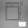 Briloner Slim LED Panel 29,3x29,3cm Weiß mit Hintergrundlicht, 18W 4000K
